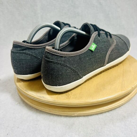 SANUK Sneakers GUIDE TX Gray SIDEWALK SURFER Shoes Mens US 12 Lace Up Low Top - Picture 6 of 9